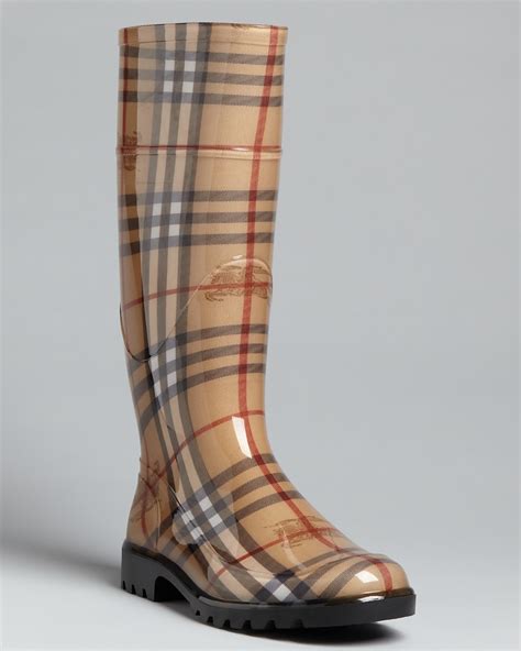 burberry quilted rain boots|burberry haymarket rain boots.